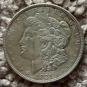 1921 Morgan Silver Dollar D Mint Mark