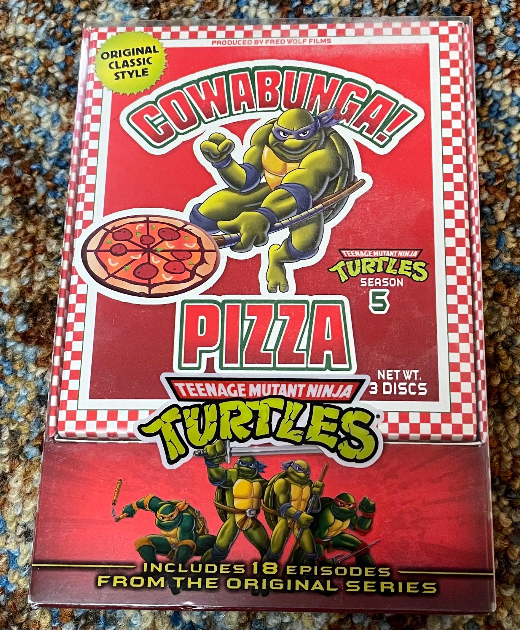 Teenage Mutant Ninja Turtles Complete Season 5 DVD - 3 Disc Pizza