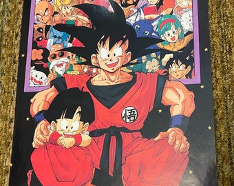 2001 Bird Studio Shueisha Toei Animation Young Gohan Goku group Poster Dragonball Z 15x20.5 inches