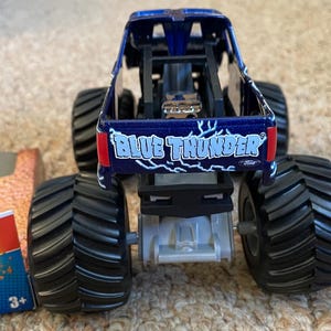 Monster Jam Blue Thunder diecast metal truck - 1:24 scale Mattel image 7