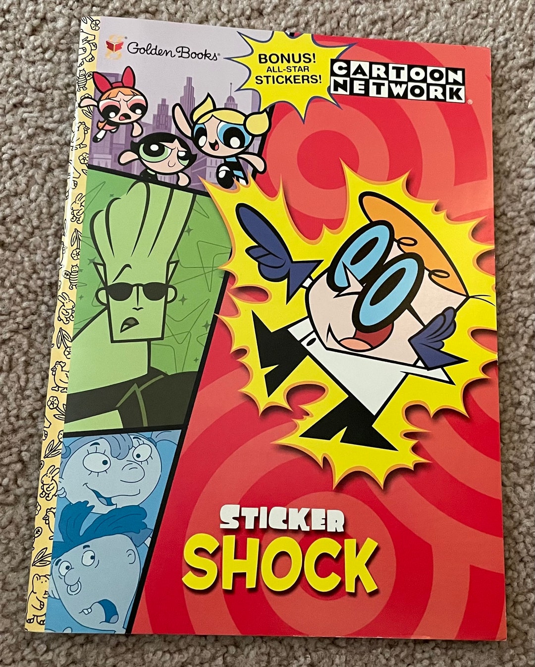 Cartoon Network Sticker Shock Golden Books 2001 Etsy