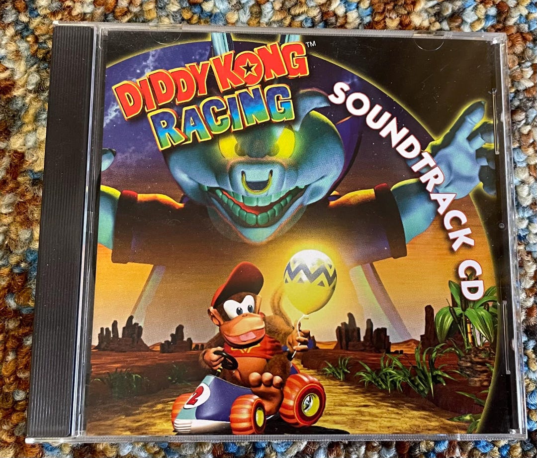 Diddy Kong Racing Soundtrack CD - 1997 Nintendo Rareware - Etsy