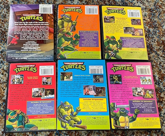 Teenage Mutant Ninja Turtles Volume 1 Through 6 DVD - Etsy