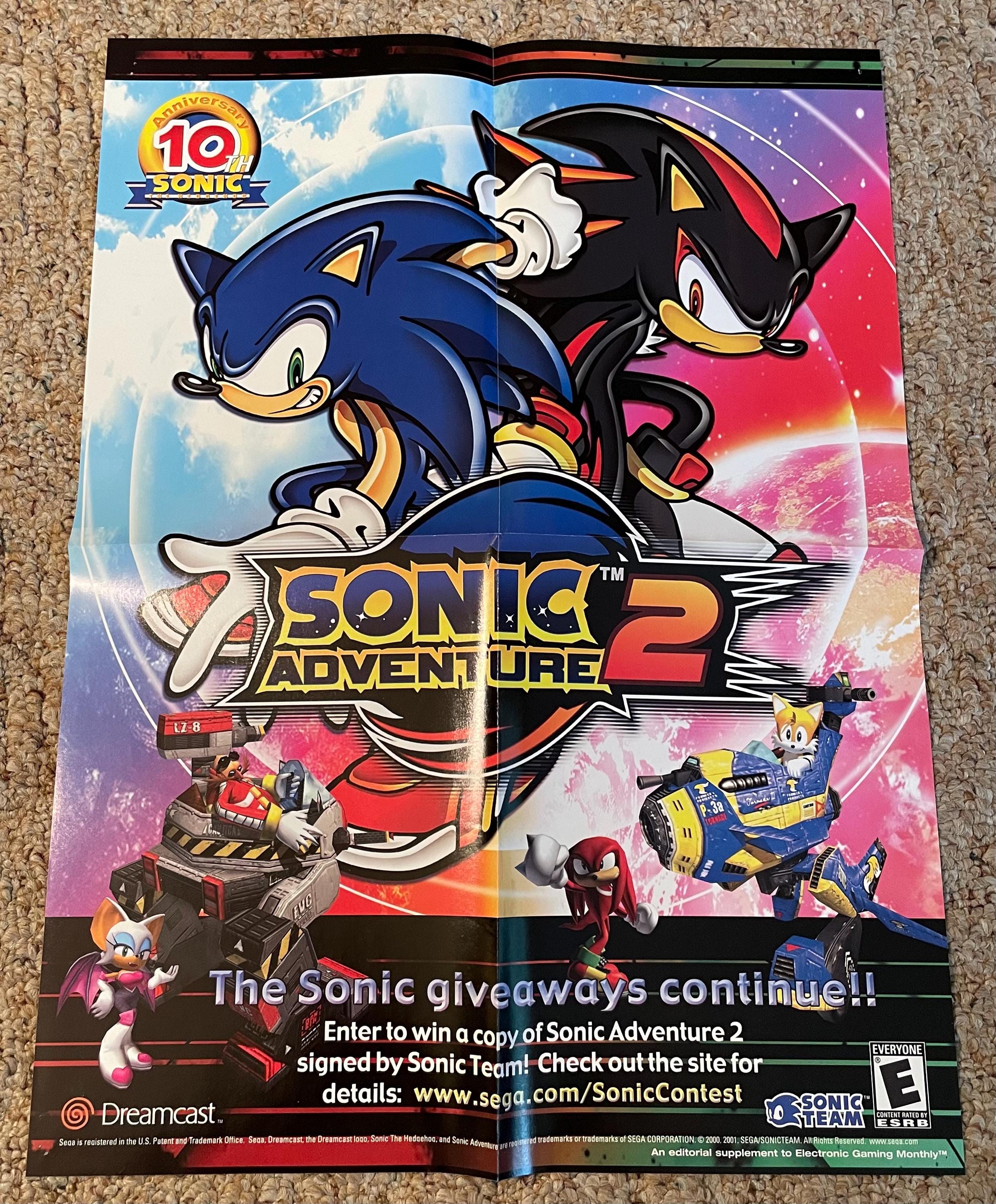 Sonic Adventure 2 Poster - Etsy