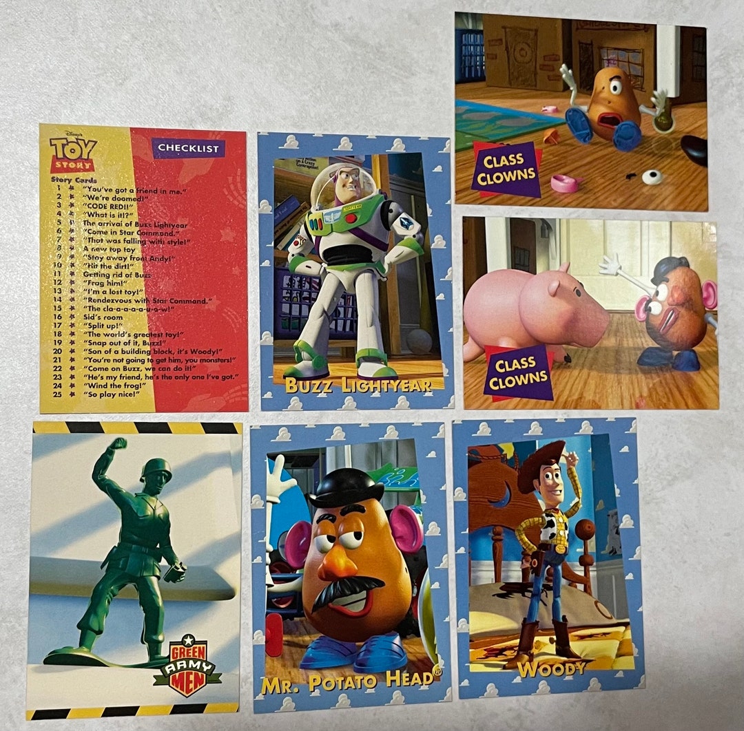 Skybox 1995 Toy Story Cards Buzz Lightyear Etsy