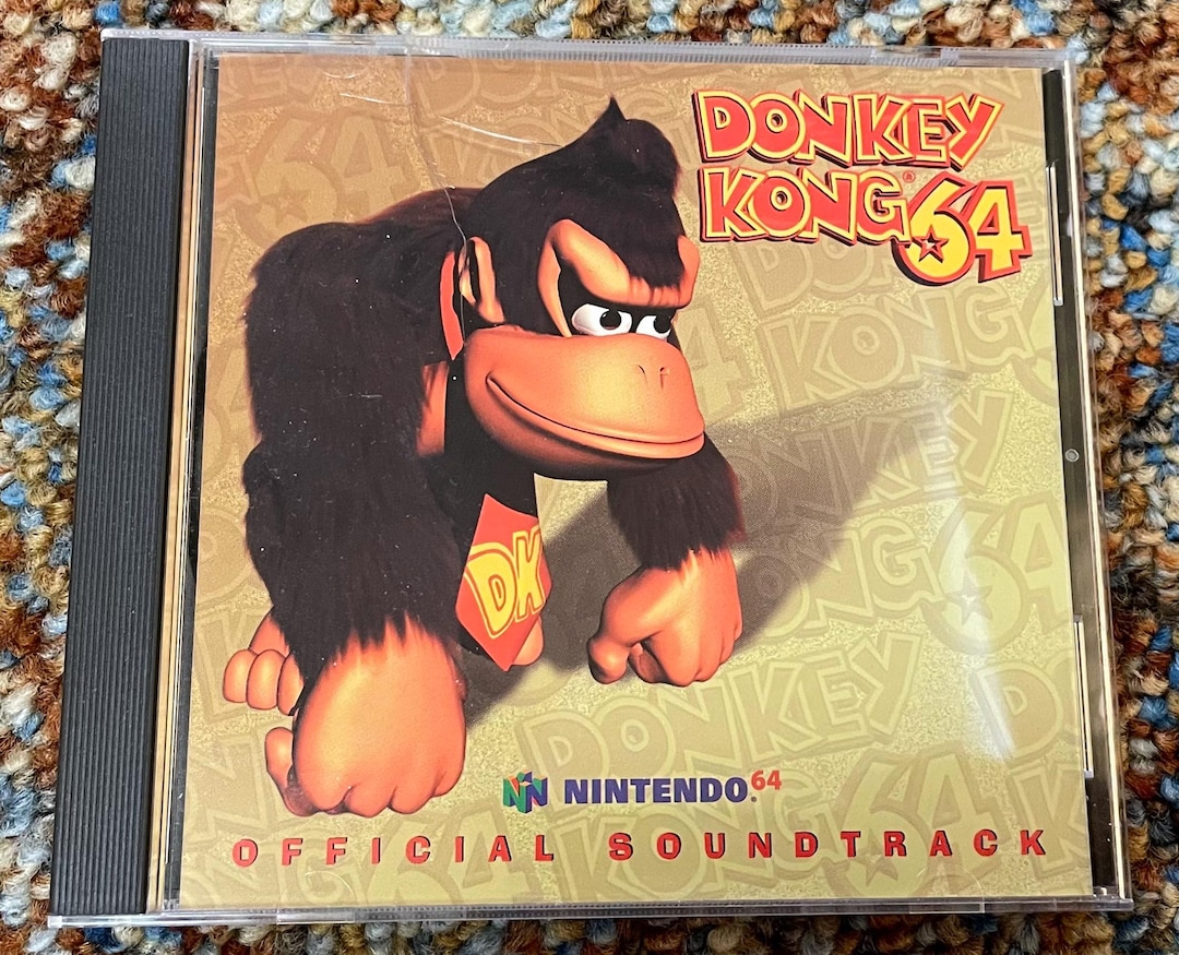 Donkey Kong 64 Official CD Soundtrack 1999 Nintendo Rareware Etsy donkey-kong-64-official-cd-soundtrack-1999-nintendo-rareware-etsy
