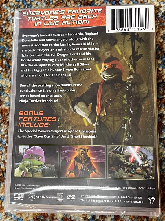 Ninja Turtles the Next Mutation Power Rangers Episode DVD NEW - Etsy