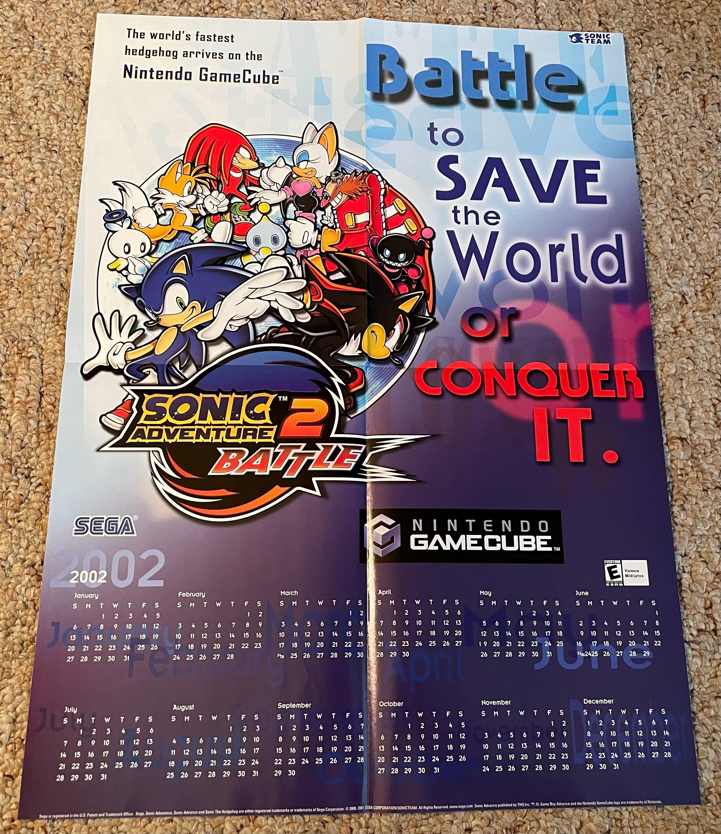 Sonic Calendar - Etsy