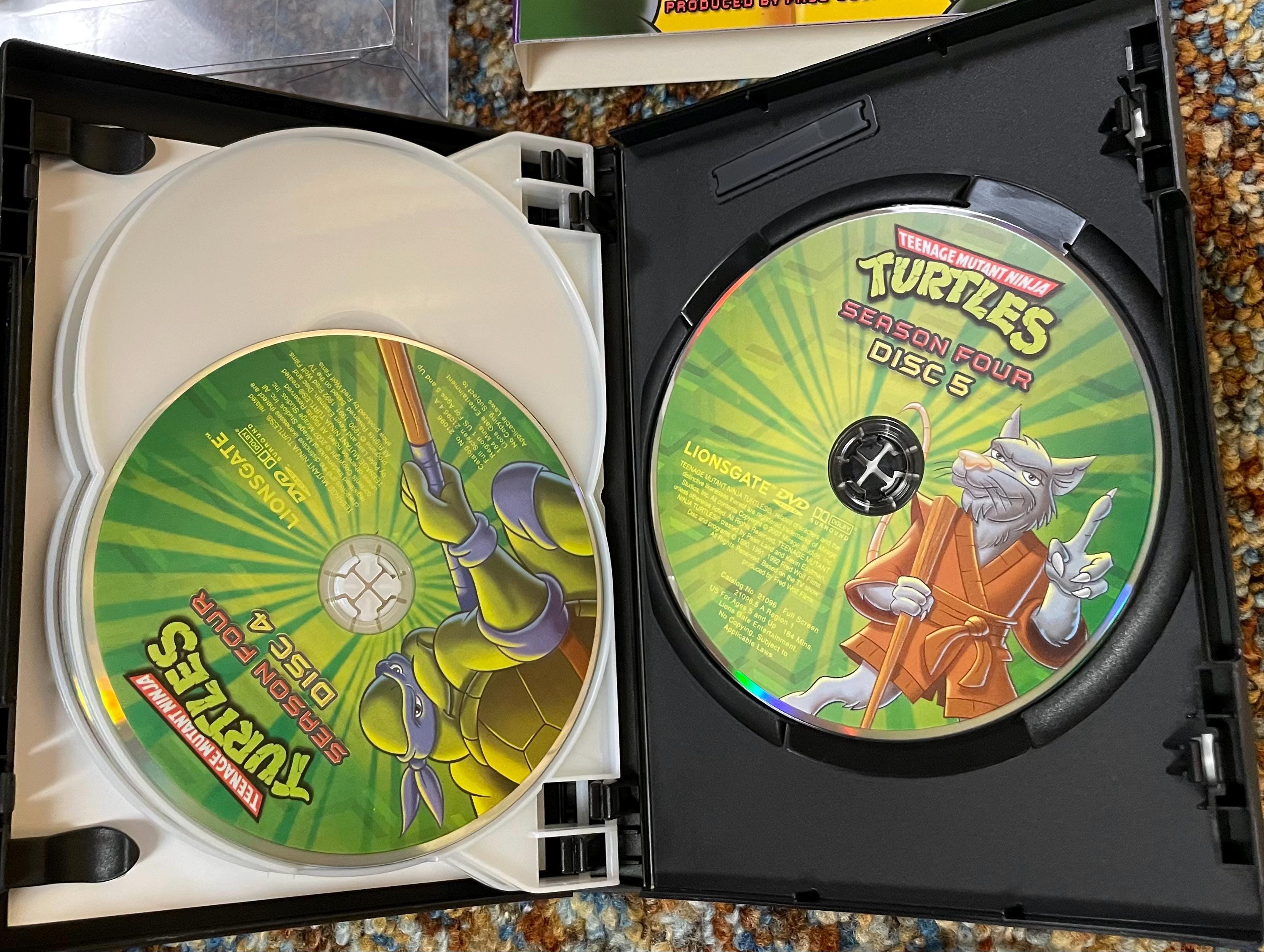 Teenage Mutant Ninja Turtles Complete Season 4 DVD Five Discs - Etsy