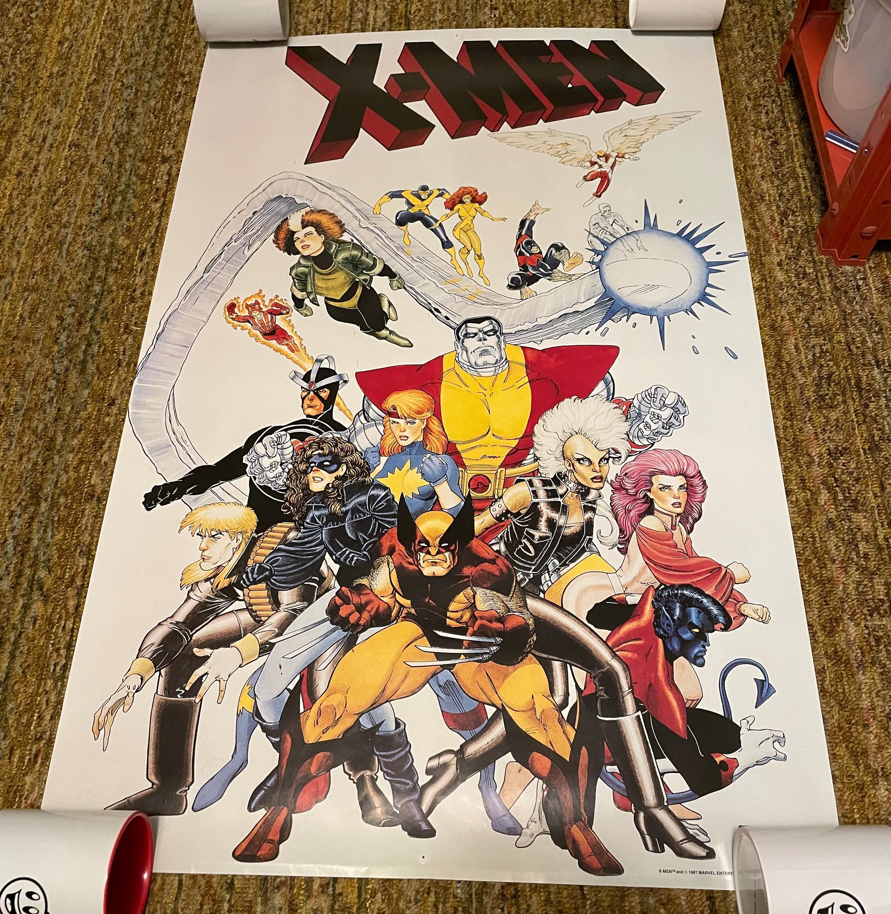 1987 X-men Arthur Adams Group Poster - OSP Publishing Marvel