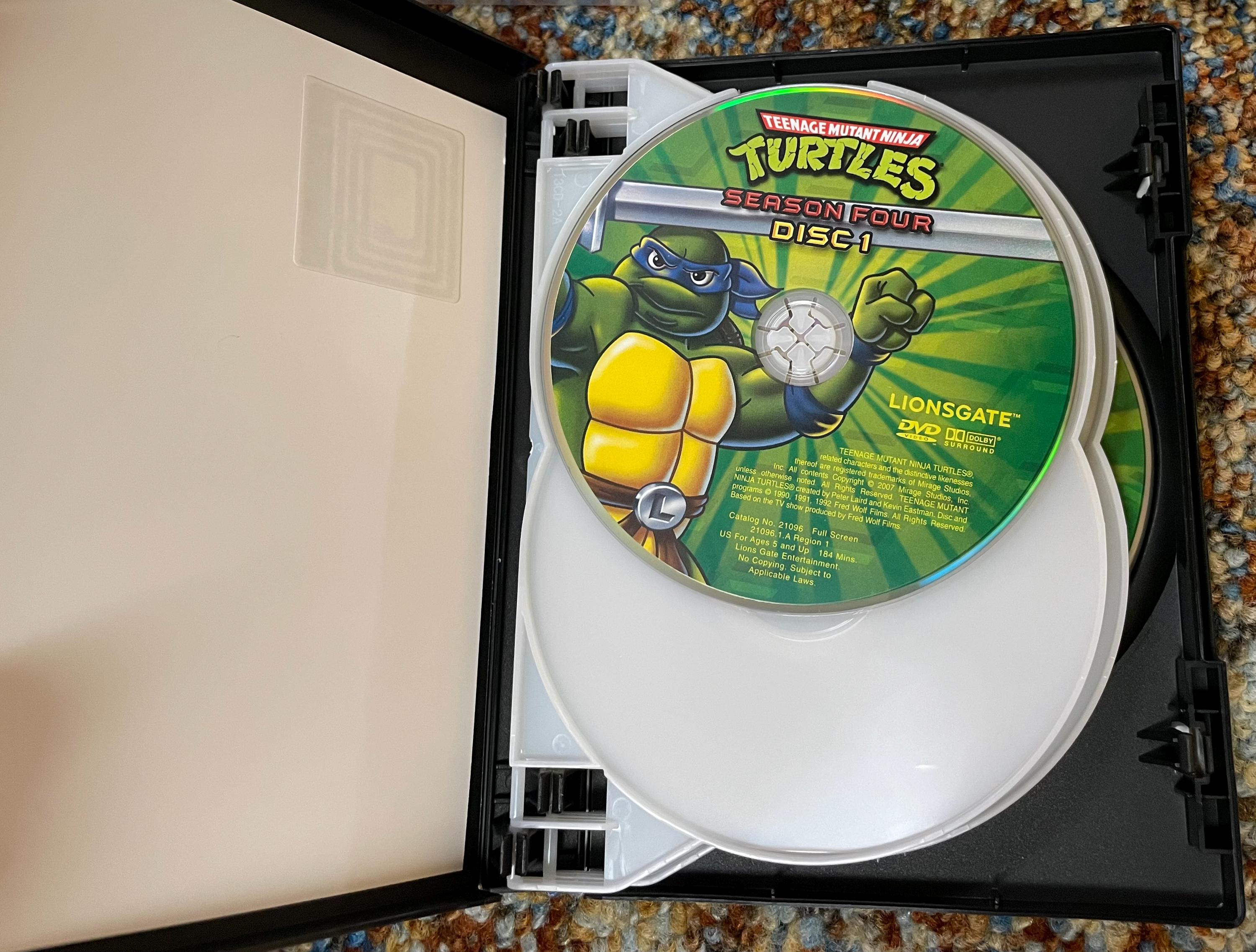 TURTLE  CD-R CD DVD 4組 5枚 Teenage Mutant Ninja Turtles Complete Season 4 DVD Five Discs - Etsy
