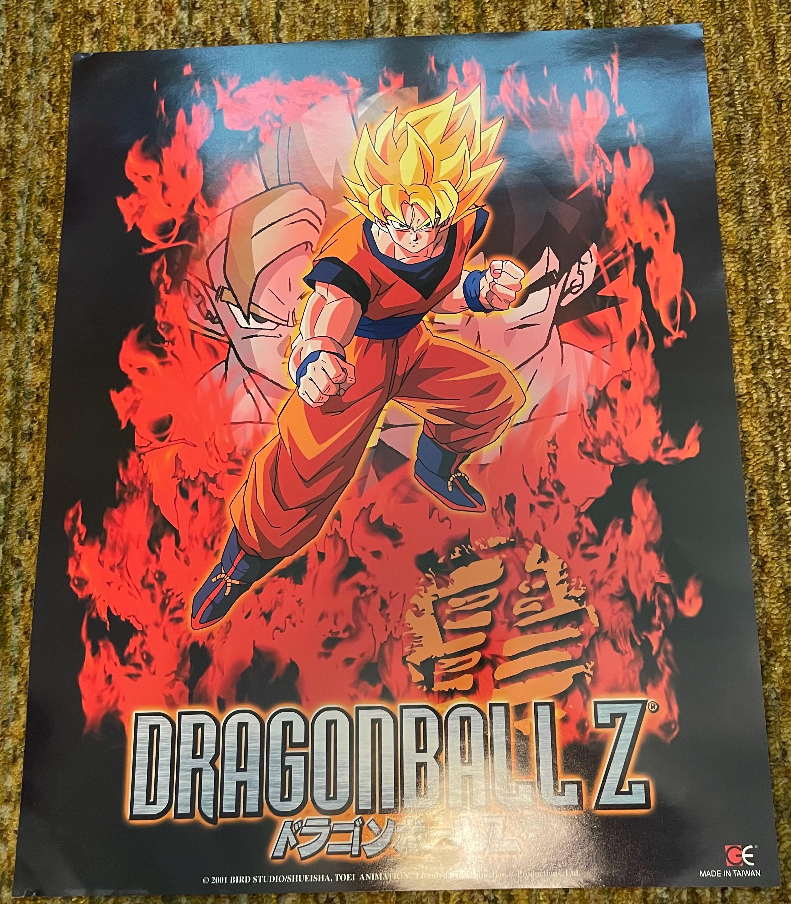 DRAGON BALLポスター 2001 Bird Studio Shueisha Toei Animation Goku Poster Dragonball Z