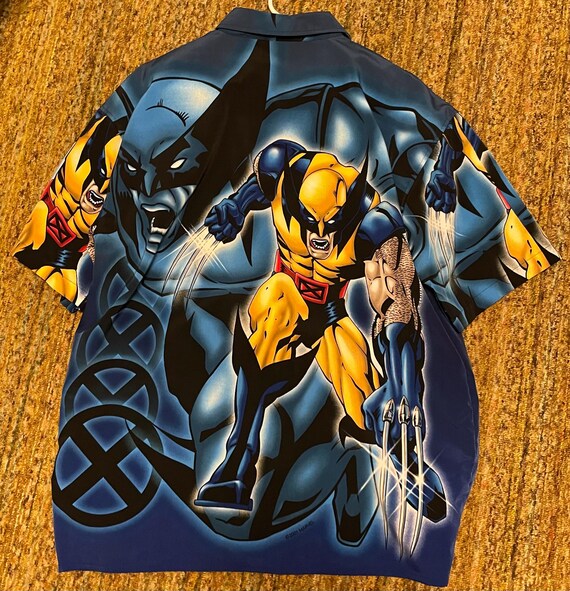 Original Changes button up Marvel Wolverine shirt… - image 2