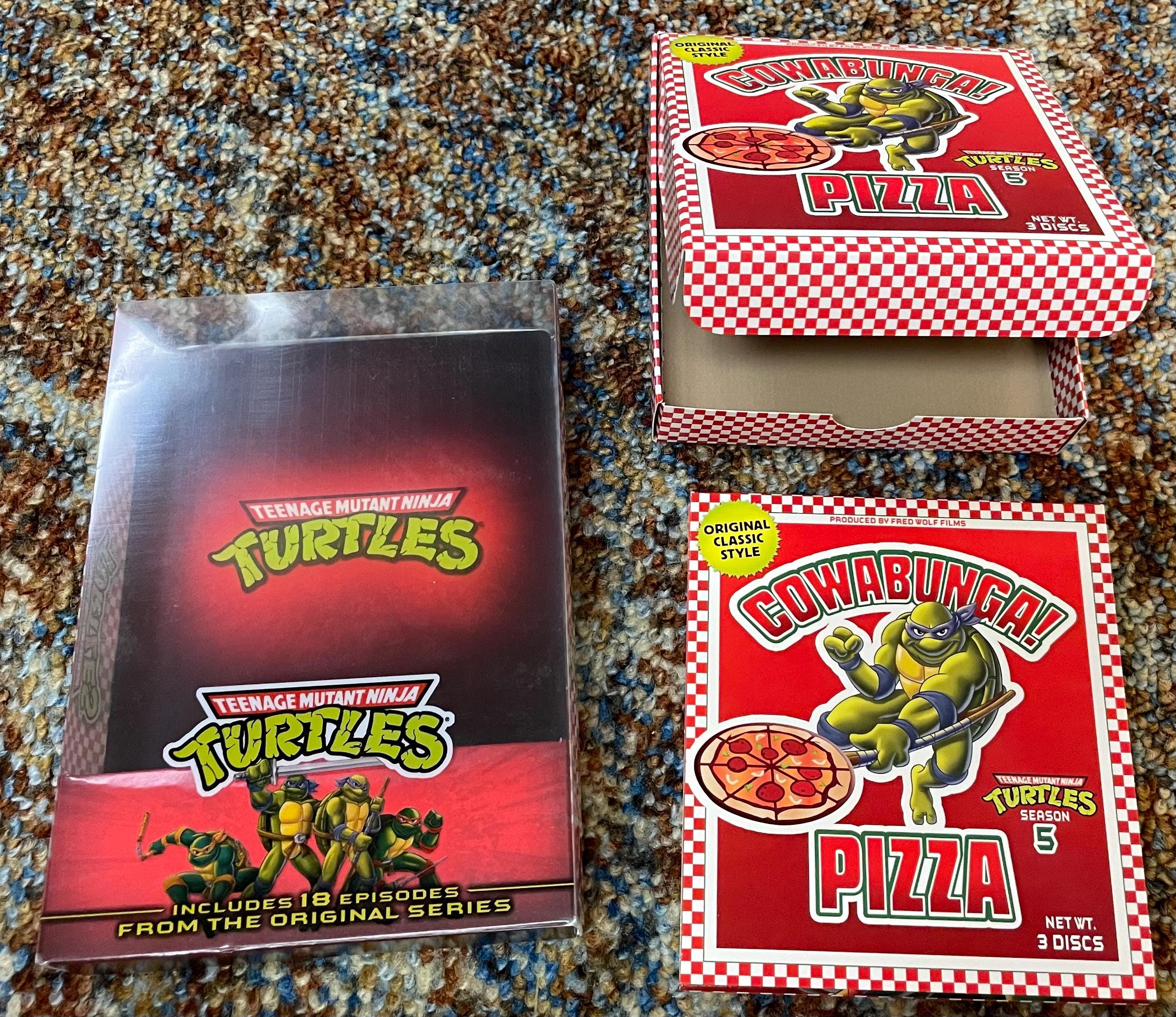 Teenage Mutant Ninja Turtles Complete Season 5 DVD - 3 Disc Pizza