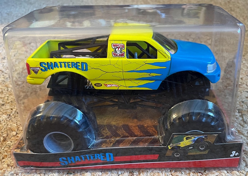 Monster Jam Shattered diecast metal truck - 1:24 scale Mattel image 1