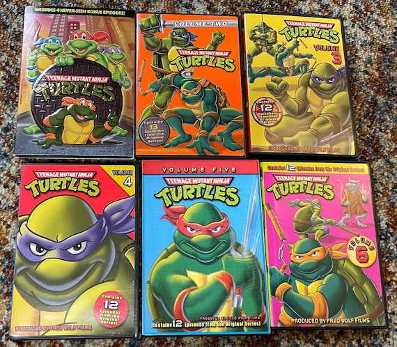 Teenage Mutant Ninja Turtles Volume 1 Through 6 DVD - Etsy