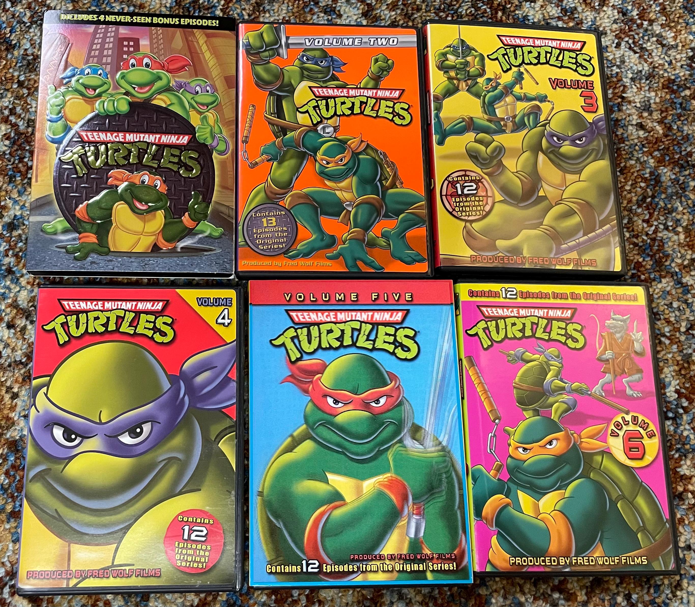Teenage Mutant Ninja Turtles Volume 1 Through 6 DVD - Etsy