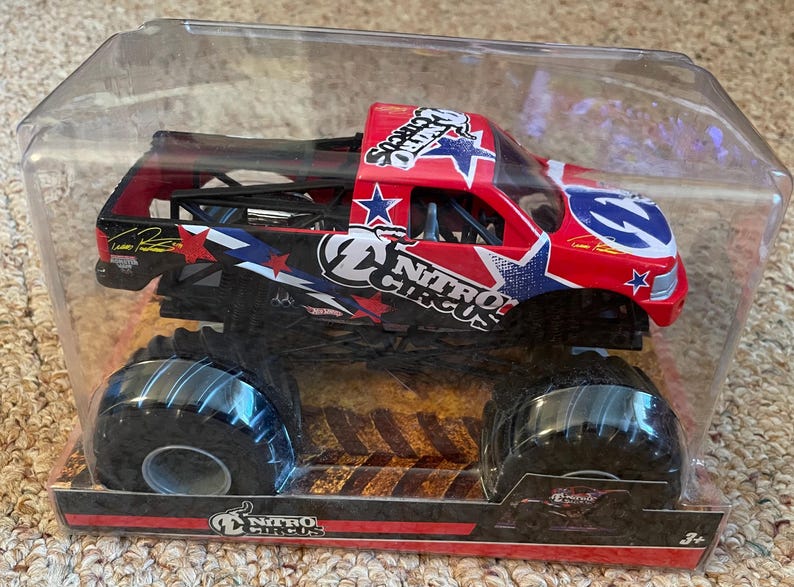 Monster Jam Nitro Circus diecast metal truck - 1:24 scale Mattel image 1