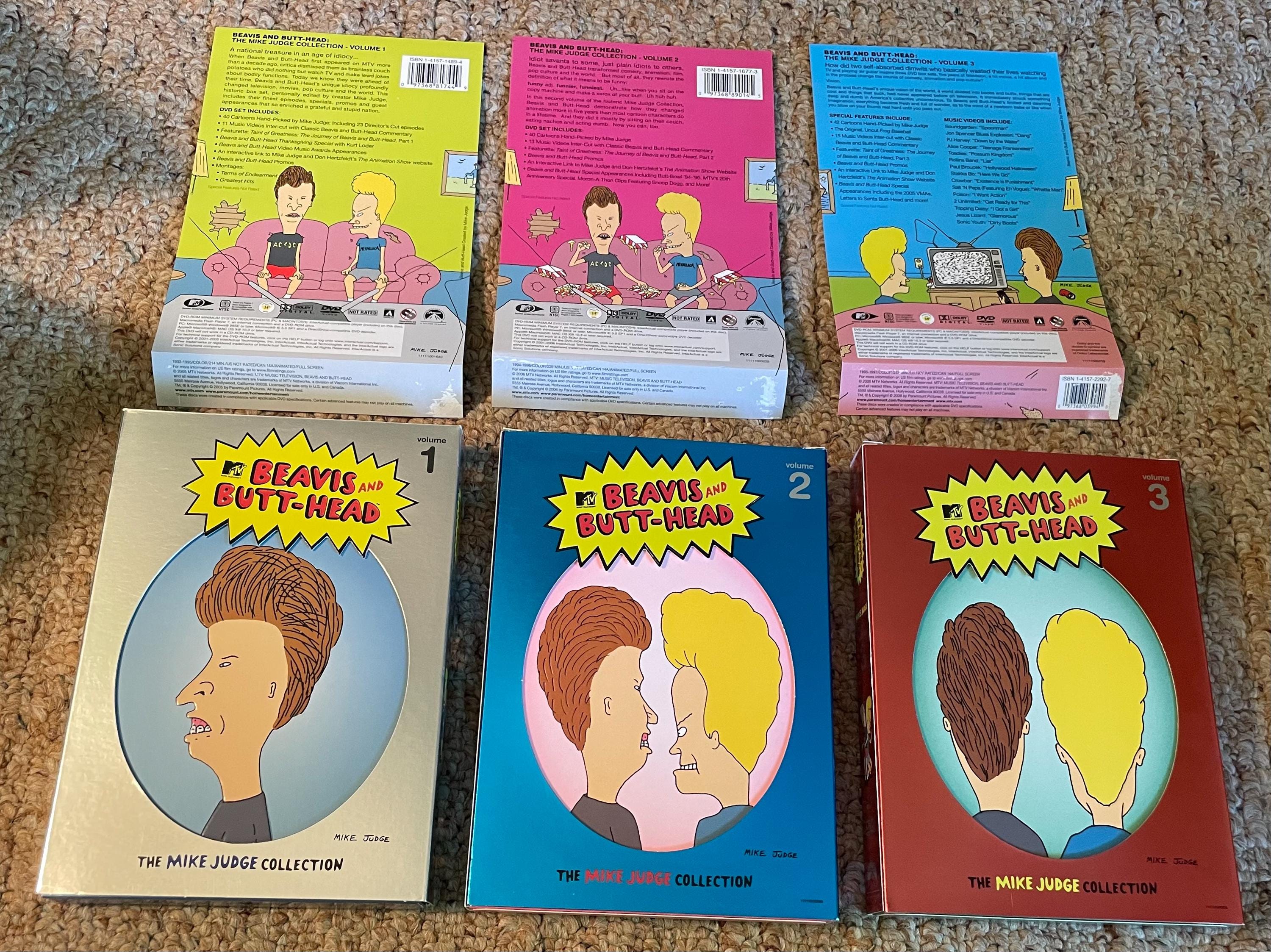 Beavis and Butthead the Mike Judge Collection Volume 1 2 and 3