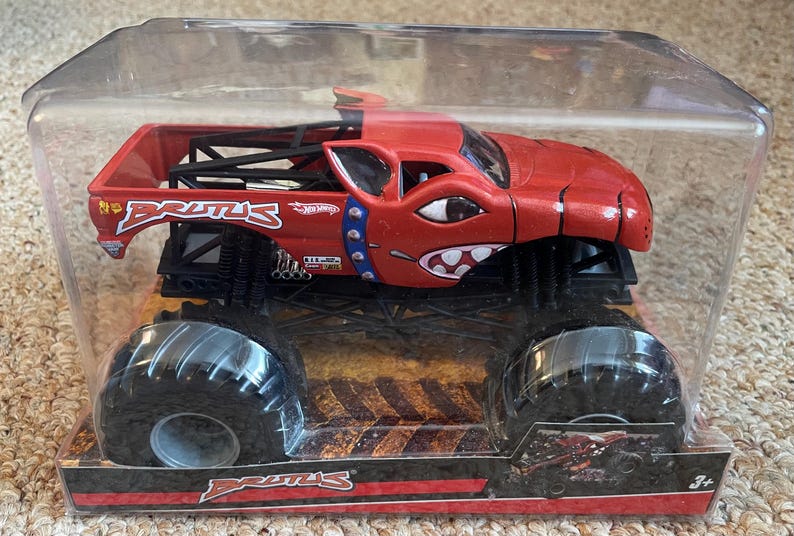 Monster Jam Brutus diecast metal truck - 1:24 scale Mattel image 1