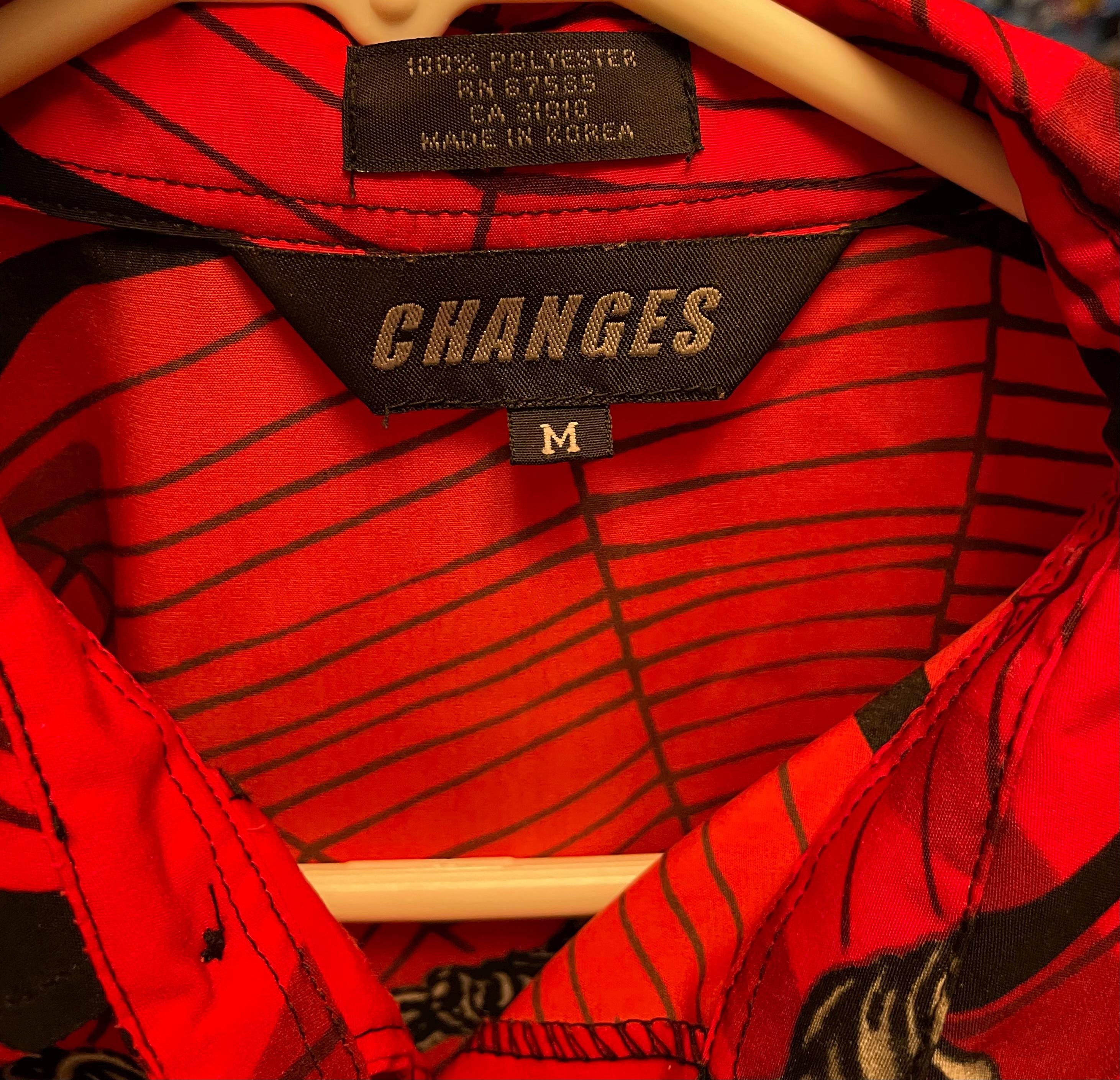 Original Changes Button up Marvel Spider-man Shirt - Mens Medium M
