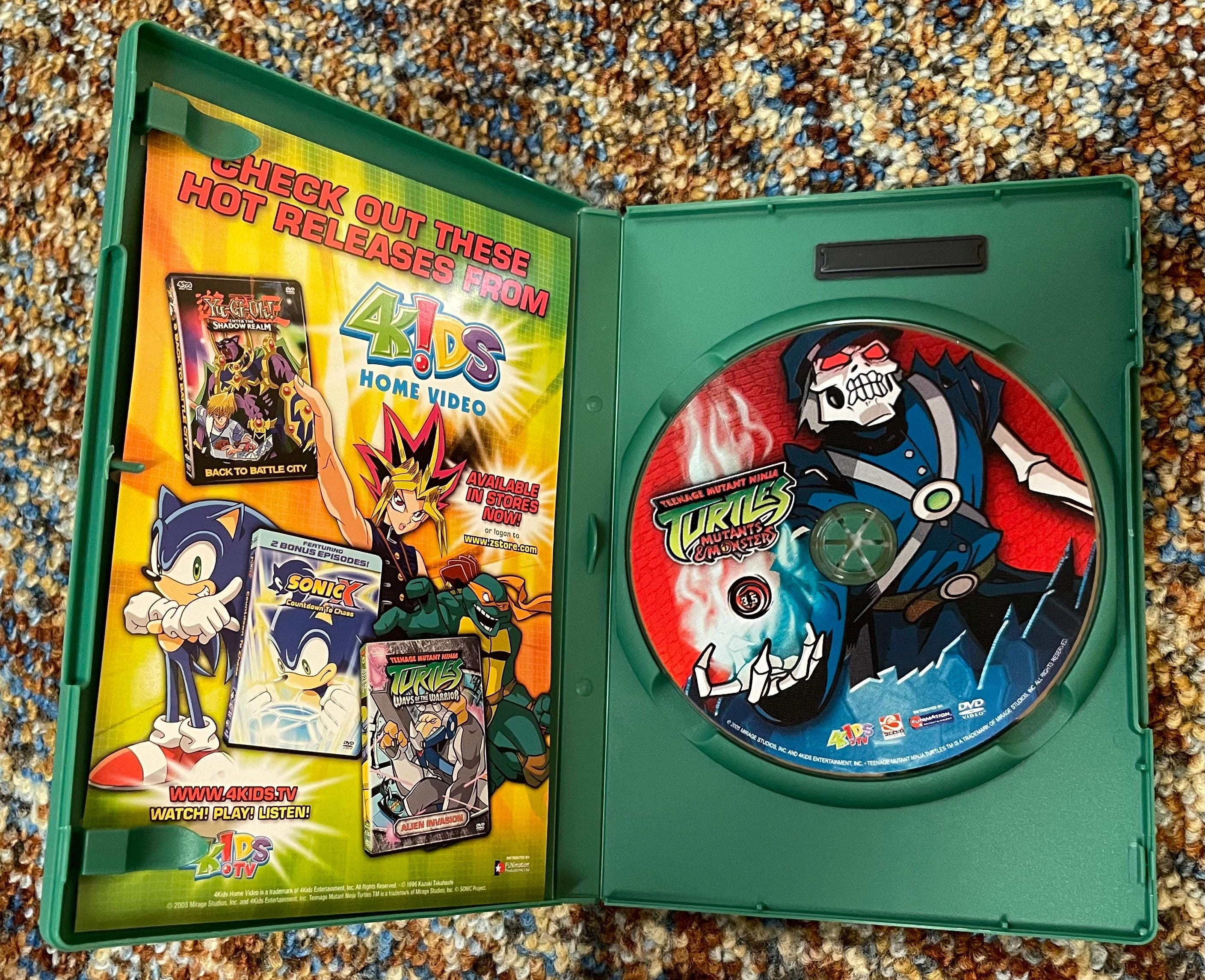 Teenage Mutant Ninja Turtles Mutants and Monsters DVD - 4kids TV