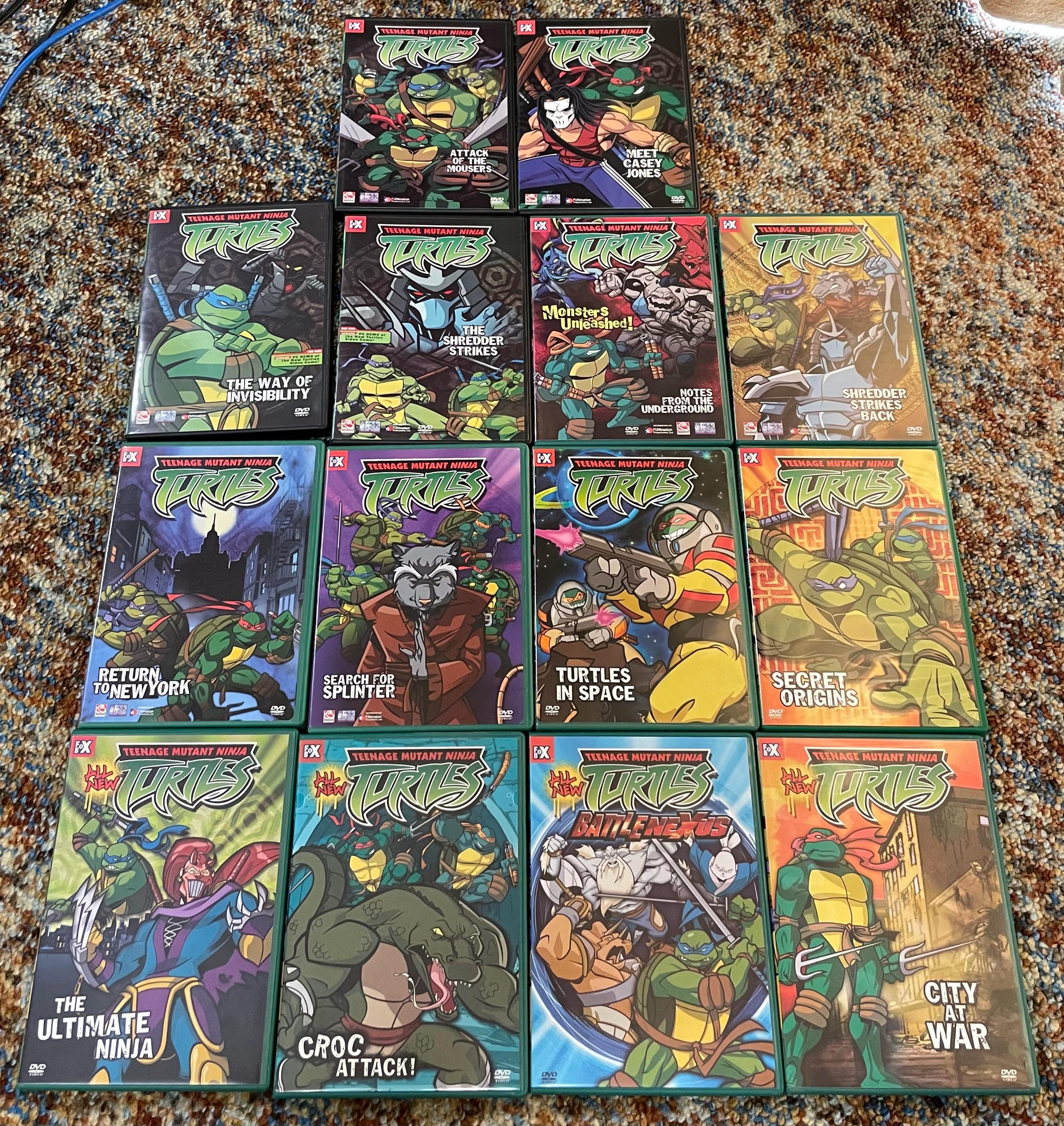 Teenage Mutant Ninja Turtles Fridge Magnet Set – Movie Posters 1, 2 & 3 – Blue Crab Magnets