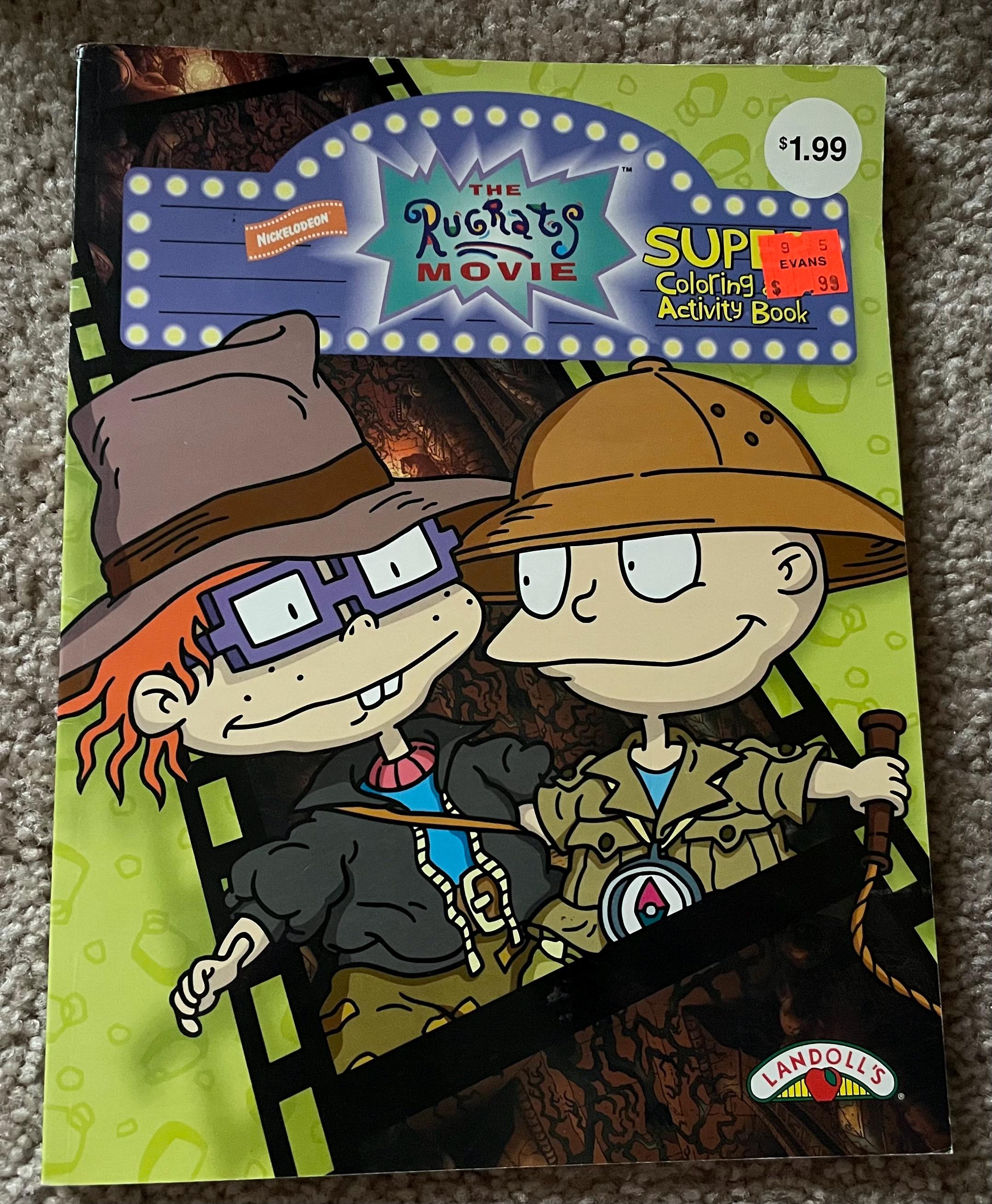 The Rugrats Movie Super Coloring and Activity Book 1998 Landoll's ...