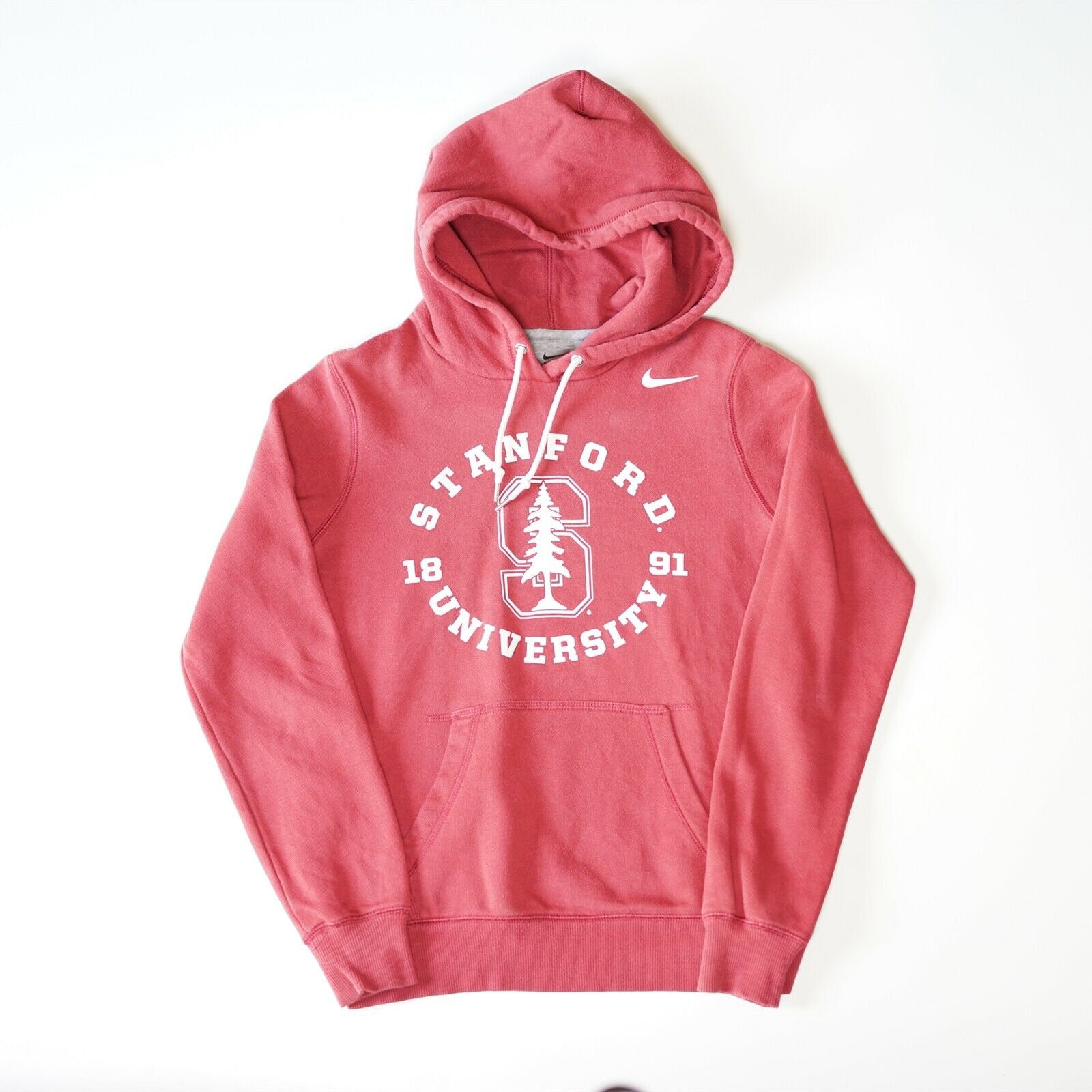 Vintage Nike Mens Crew Neck Hoodie Red 