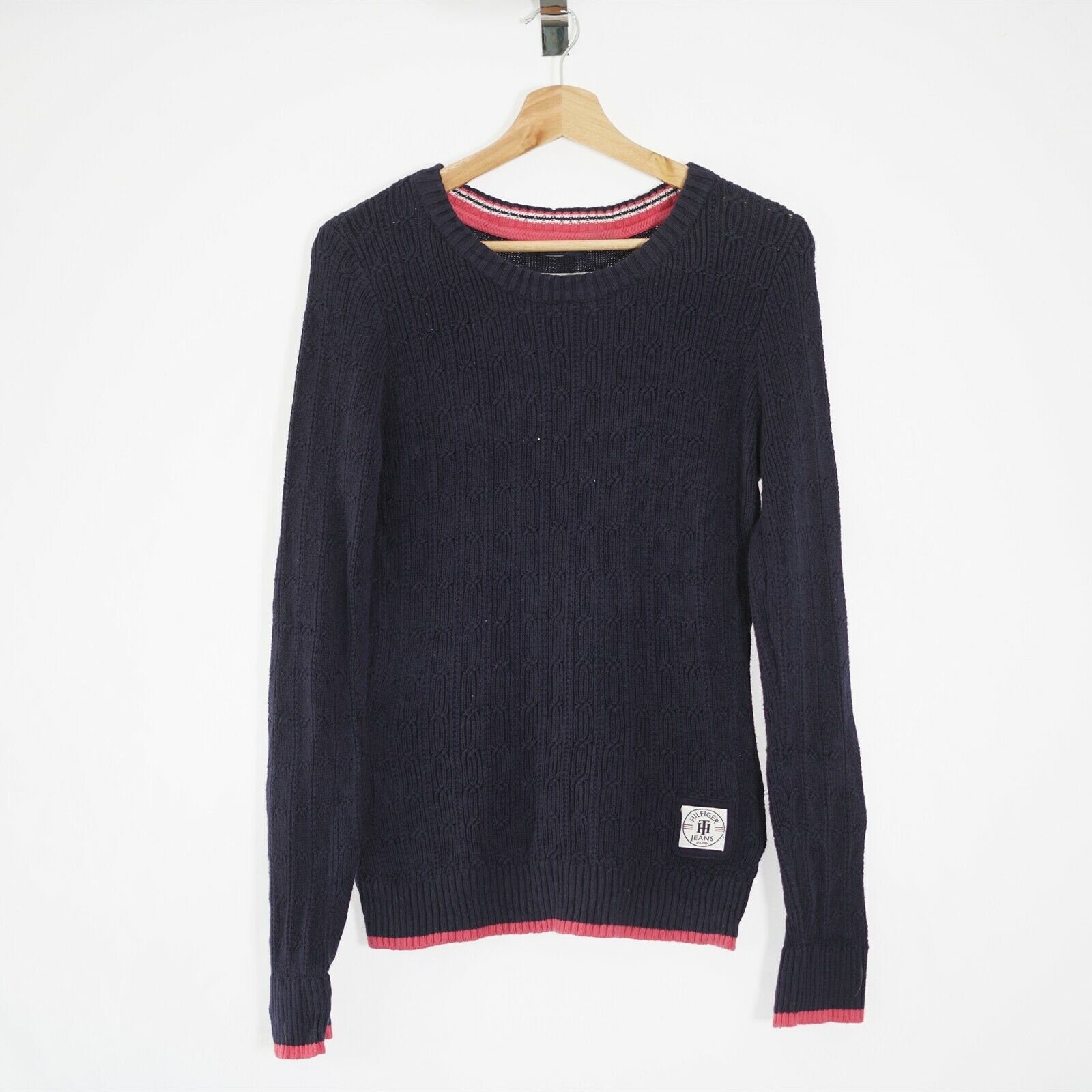 tommy hilfiger mens navy jumper