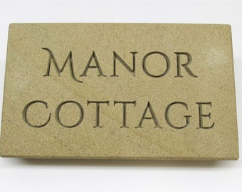 York Sandstone House Sign