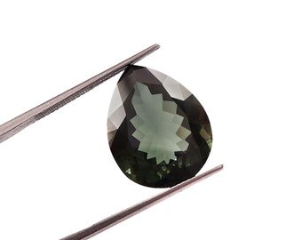 19*15MM Very good quality Natural unheated untreated Pear shape Green Tourmaline gemstones for making jewelry - 14 ct