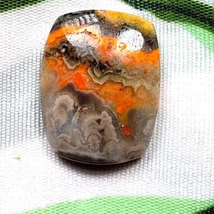 とてもきれい - 43 カート ナチュラル マルチカラー ジャスパー ロング クッション ジャスパー カボション 販売中 - 30*23*8 mm - SKU-952