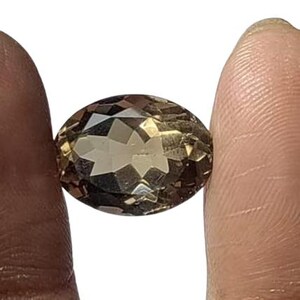 10 カート 最高品質の AAA 天然スモーキークォーツ、スモーキー宝石、リングサイズの宝石 - 13*9*6 MM - #668