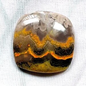 70 winkelwagen- AAA-kwaliteit Exclusieve gele jaspis kussenvorm cabochon te koop- 33 * 33 * 8 mm- Artikelnummer-125