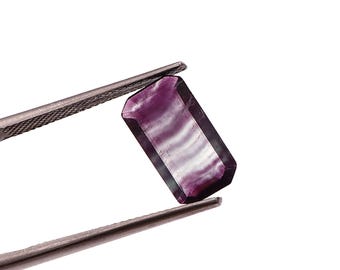 14*7 MM AAA Quality Natural Bi color Fluorite Gemstones- 4.15 ct