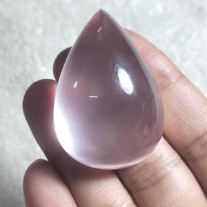 Enchanted AAA Natural Pink Rose Quartz Gemstones Cabochon Sale- 225 cart and 59*33*22mm