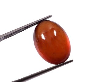 AAA Hessonite Garnet Gemstone – 22 Carat Oval Cinnamon Stone (19x14mm)