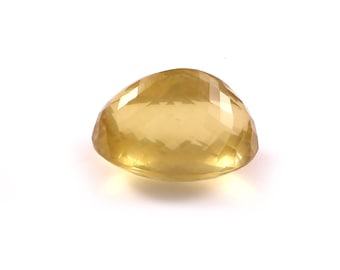 72 Carat AAA Lemon Quartz Gemstone – Oval Cut (30x24x17 MM)
