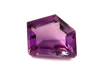64 Carat Purple Amethyst Gemstone – Fancy Cut, AAA Quality