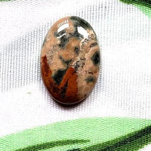 20カートAAA天然マルチカラーオーバルシェイプジャスパー宝石キャブ販売-27 * 18 * 6 mm- SKU-992