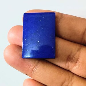 AAA 品質 - 1 個 - 41.40 カート - ジュエリー製作用天然ラピスラズリ カボション - 28*19*3 mm - #311