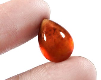 11 carat Natural pear shape hessonite gemstones- 17*12*7 mm