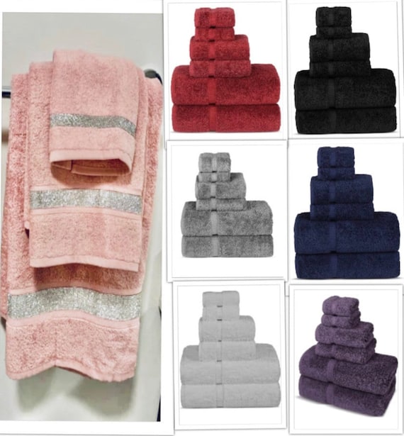 Bling Rhinestones Towel Set Bathroom Towel Set of 3 Etsy