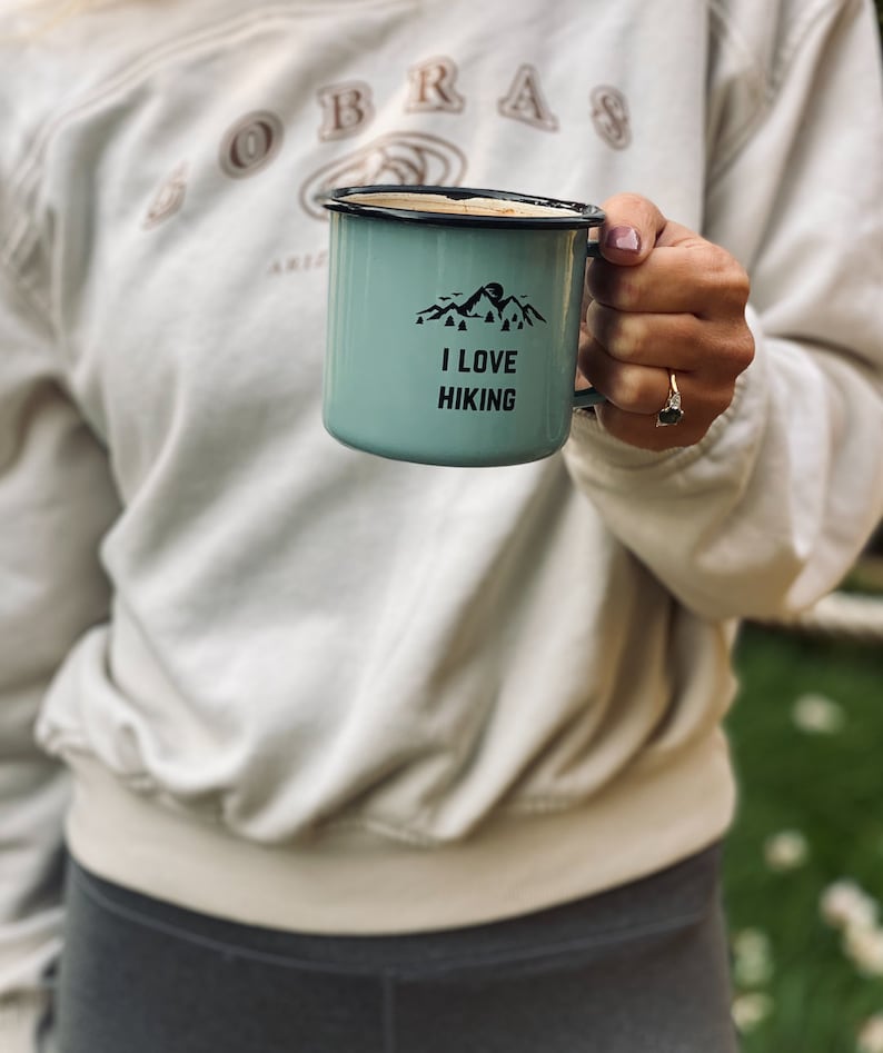 Camping Mugs Enamel Mug Enamel Camping Mugs Mugs Etsy UK