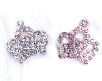 Crown Shoe Charms, Queen Shoe Charms, Metal Shoe Charms, Rhinestone Shoe Charms, Princess Shoe Charms, Bling Shoe Charms, Luxe Shoe Charms,