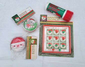 1970s Kurt Adler Christmas Decor Toys Vintage Santa's World