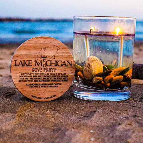 Lake Michigan Candle Cove Party Etsy