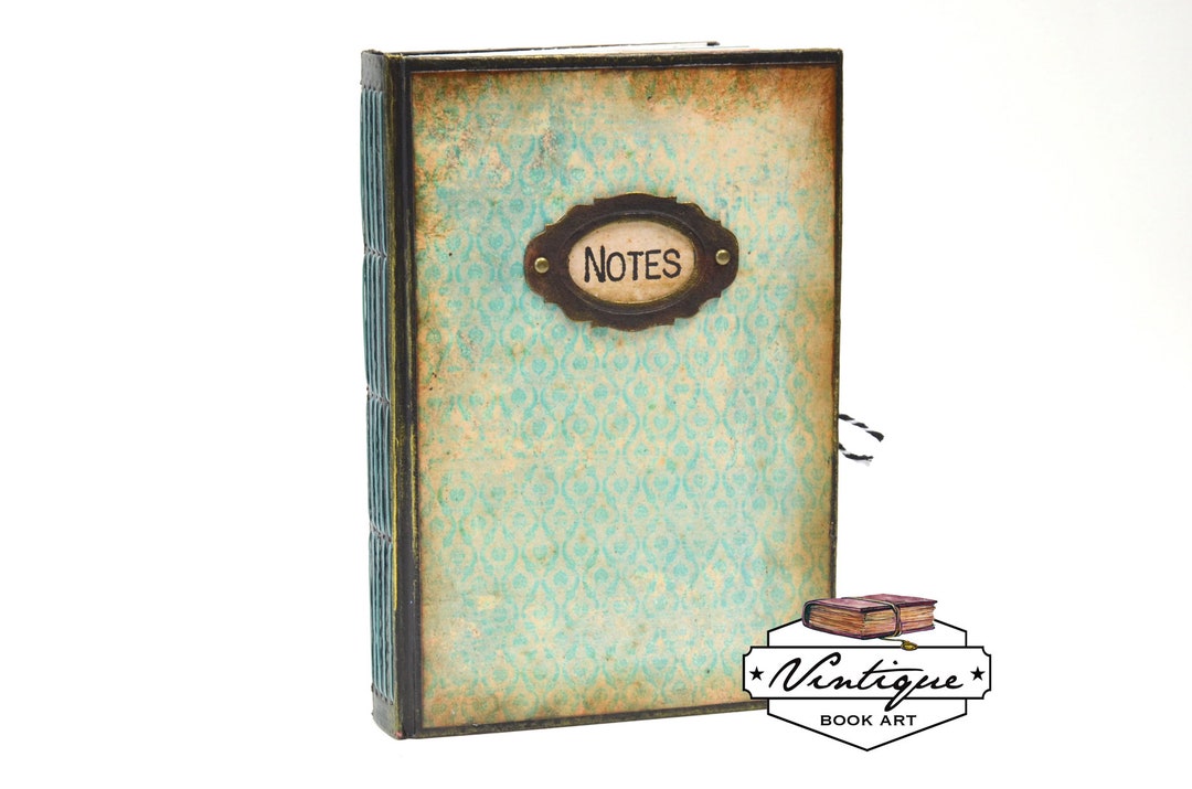 Junk Journal Buch Türkis Etsy.de