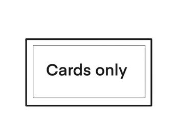 Wedding Save The Date Cards and Envelopes,  Companion for "Magnet Only" purchase.